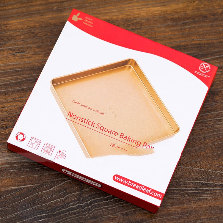 Non-stick Square Baking Pan 28x28cm Champagne Gold