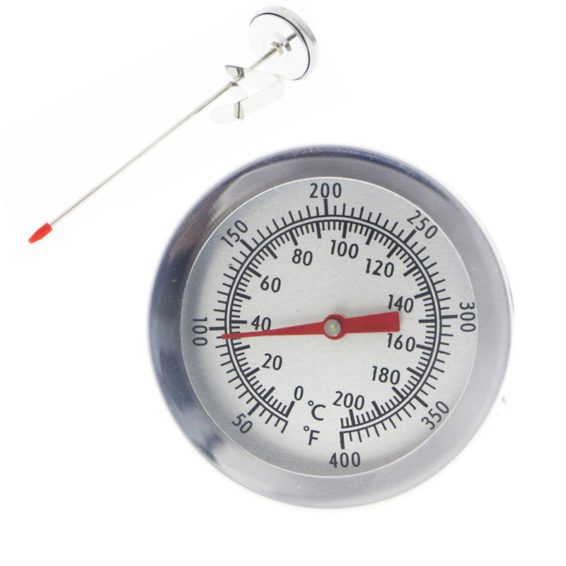 Stainless Steel Deep Frying Pan Kitchen Thermometer